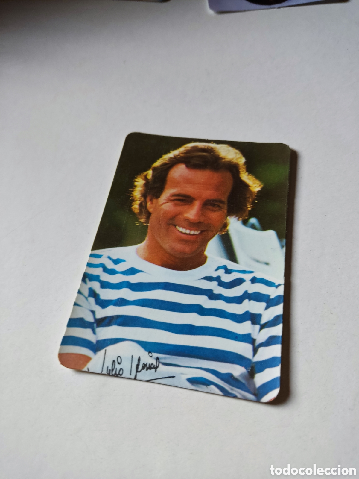Coleccionismo Calendarios: Calendario julio iglesias, caf&eacute; Bar chupete tabernas, Almer&iacute;a