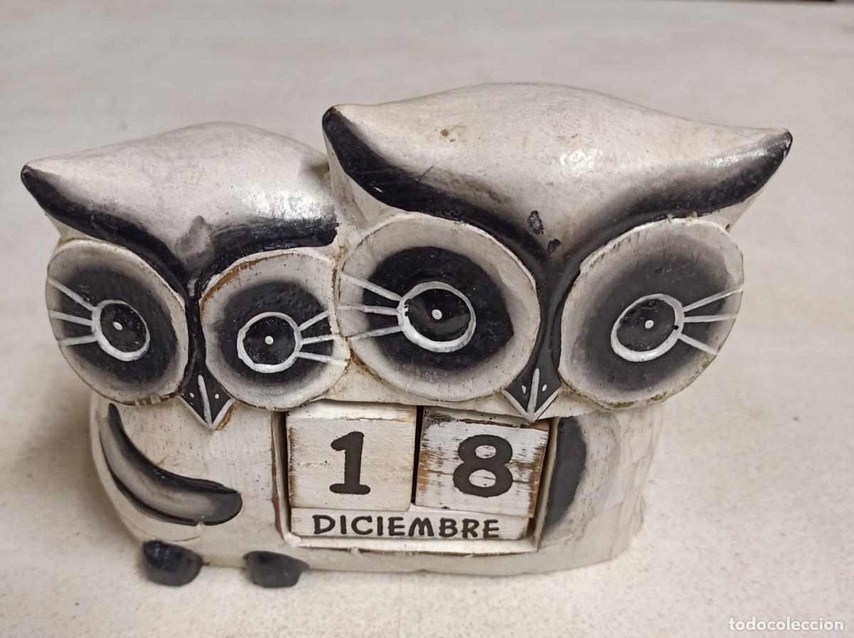 Coleccionismo calendarios: Calendario buho - Foto 2