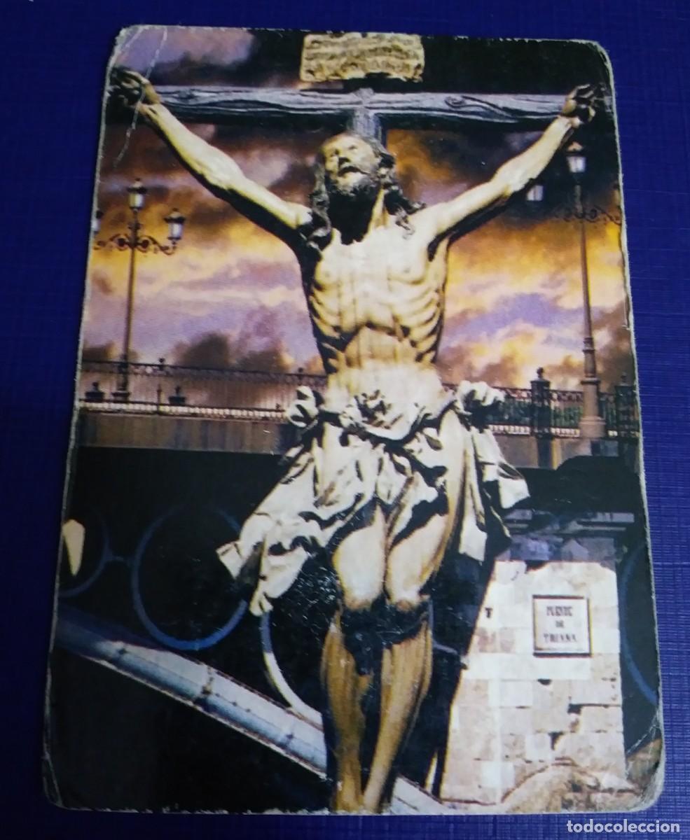 Coleccionismo Calendarios: Calendario religioso de bolsillo de Cristo crucificado- 2009