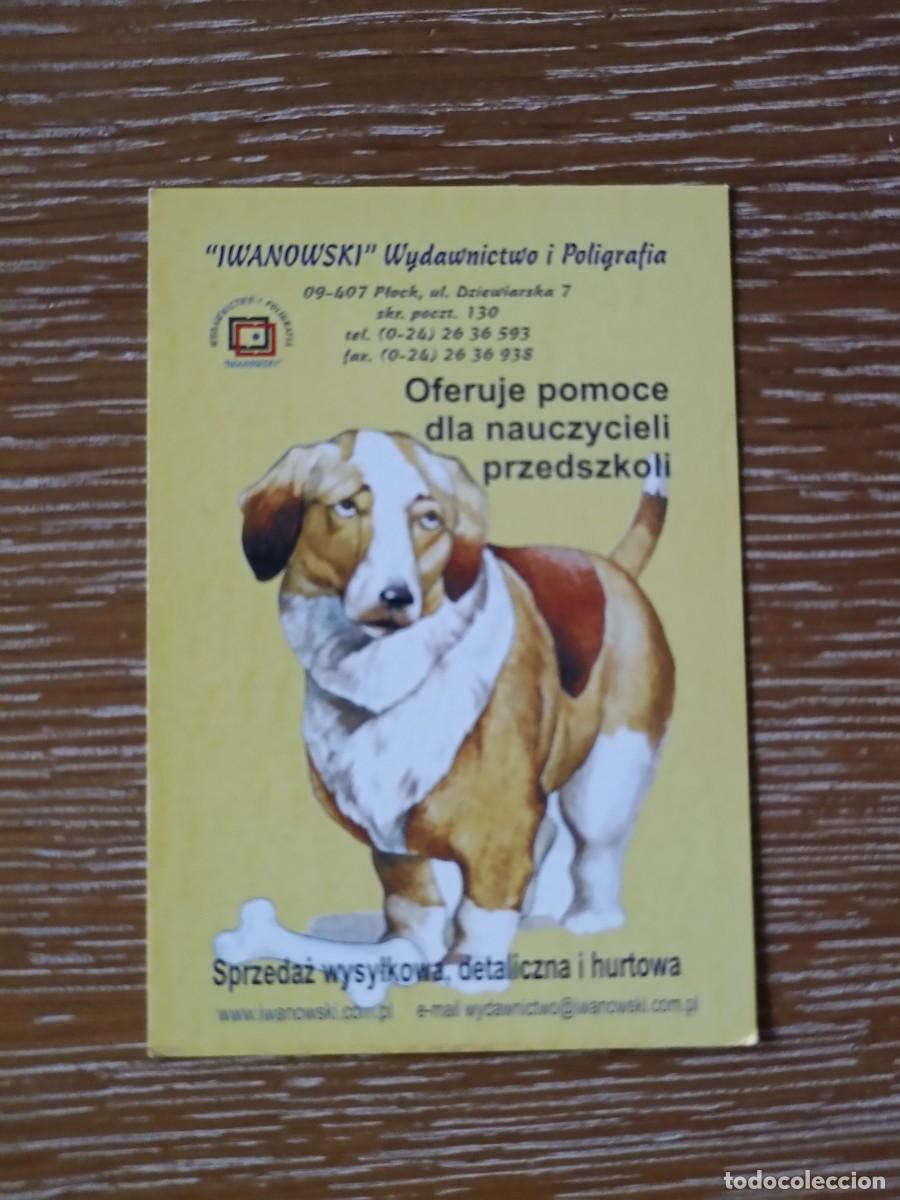 Coleccionismo Calendarios: VCK 3887 CALENDARIO BOLSILLO - A&Ntilde;O 2004 - PERRO ANIMAL PUBLICIDAD EXTRANJERO