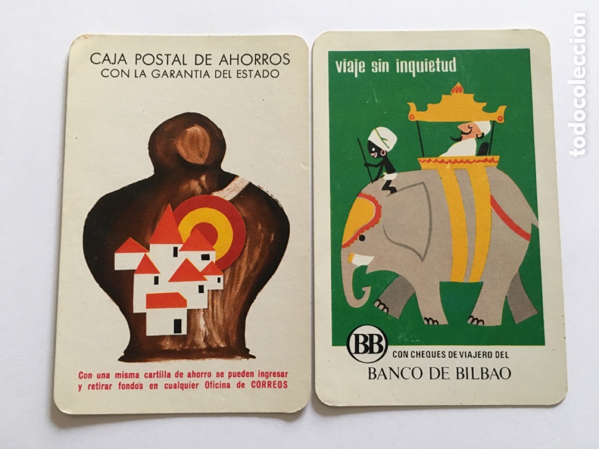 Coleccionismo Calendarios: Calendario fournier 1971, dos