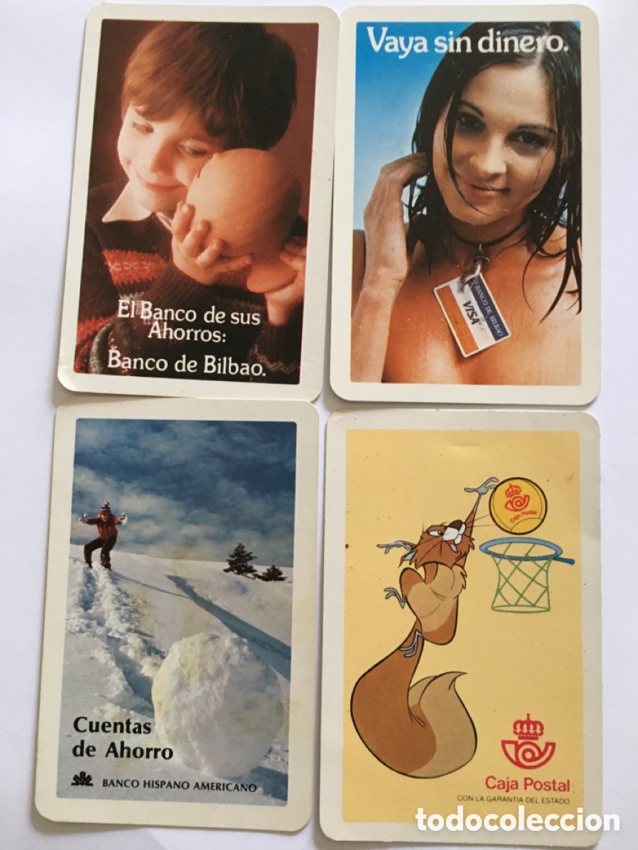 Coleccionismo Calendarios: Calendario fournier, cuatro