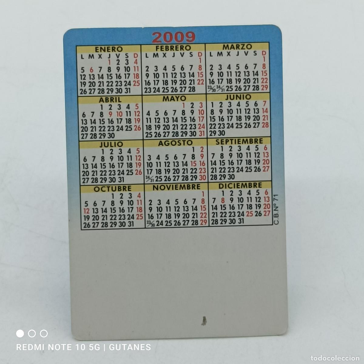 Coleccionismo calendarios: CALENDARIO 2009 - Foto 2