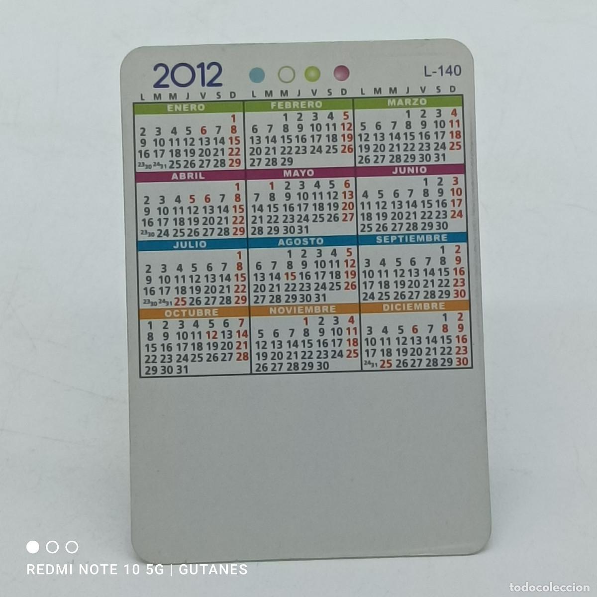 Coleccionismo calendarios: CALENDARIO 2012 - Foto 2