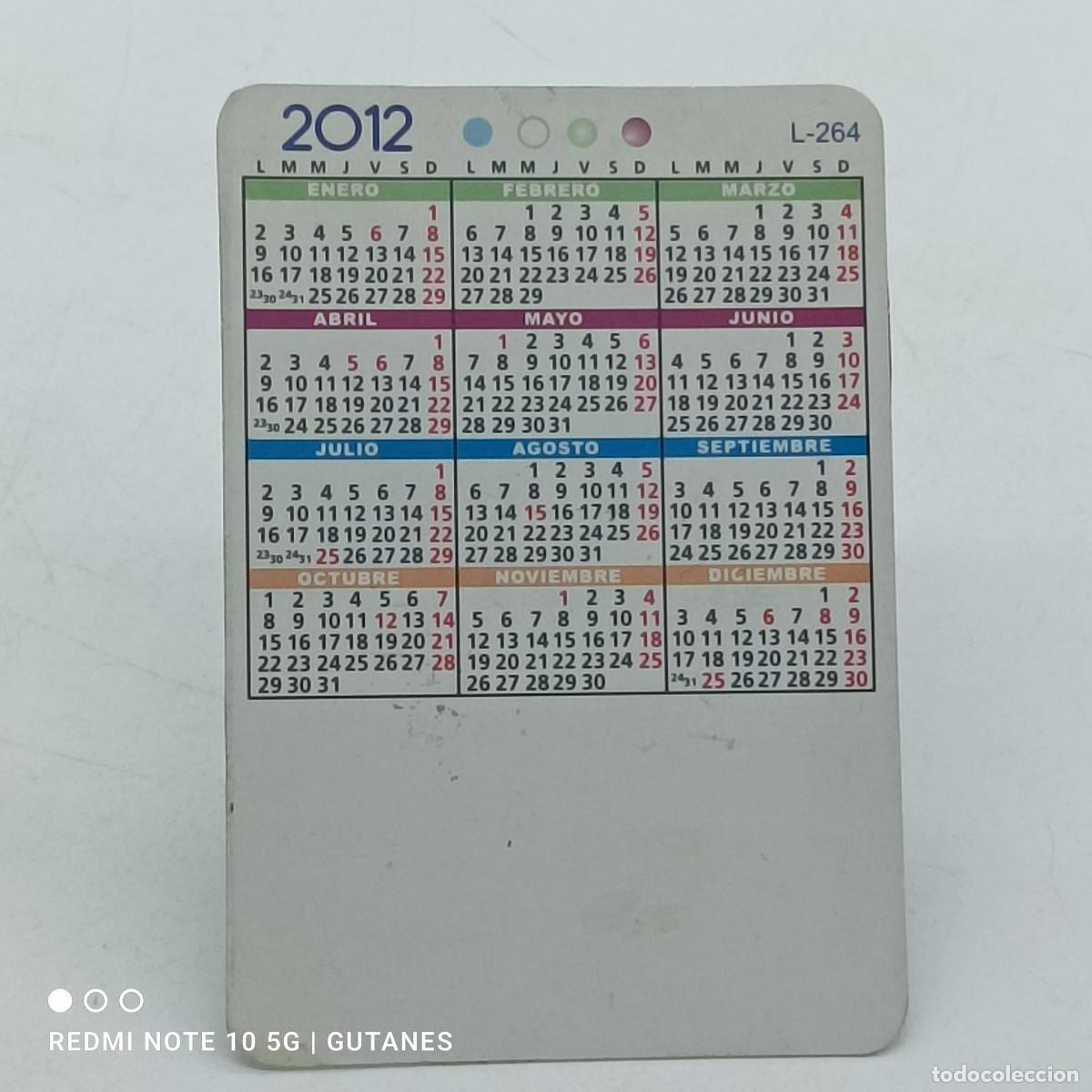 Coleccionismo calendarios: CALENDARIO 2012 - Foto 2