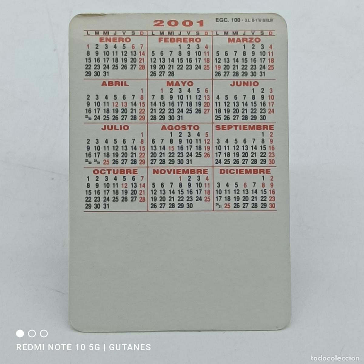 Coleccionismo calendarios: CALENDARIO 2001 - Foto 2