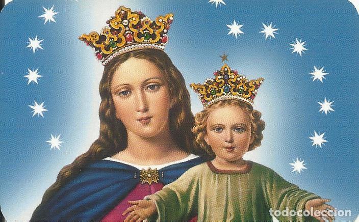 Coleccionismo calendarios: Calendario bolsillo. Virgen y ni&ntilde;o Jes&uacute;s. Librer&iacute;a Salesiana. Pamplona. 10x6,5 cm. 2014.