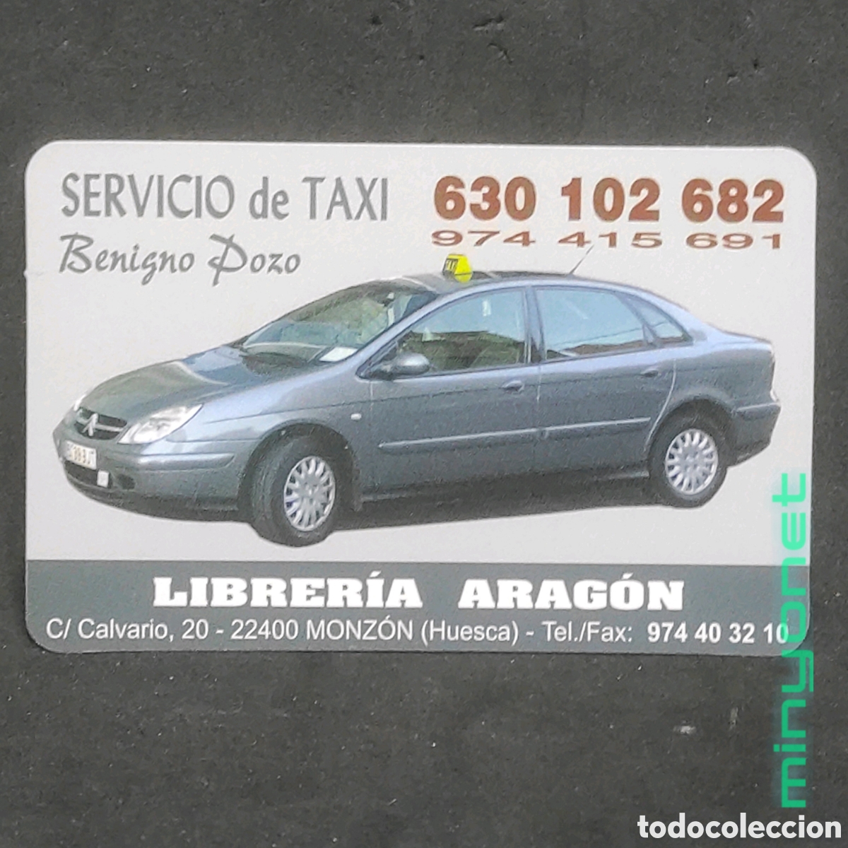 Coleccionismo Calendarios: Calendario Taxi Monzon 2008 - Citro&euml;n C5