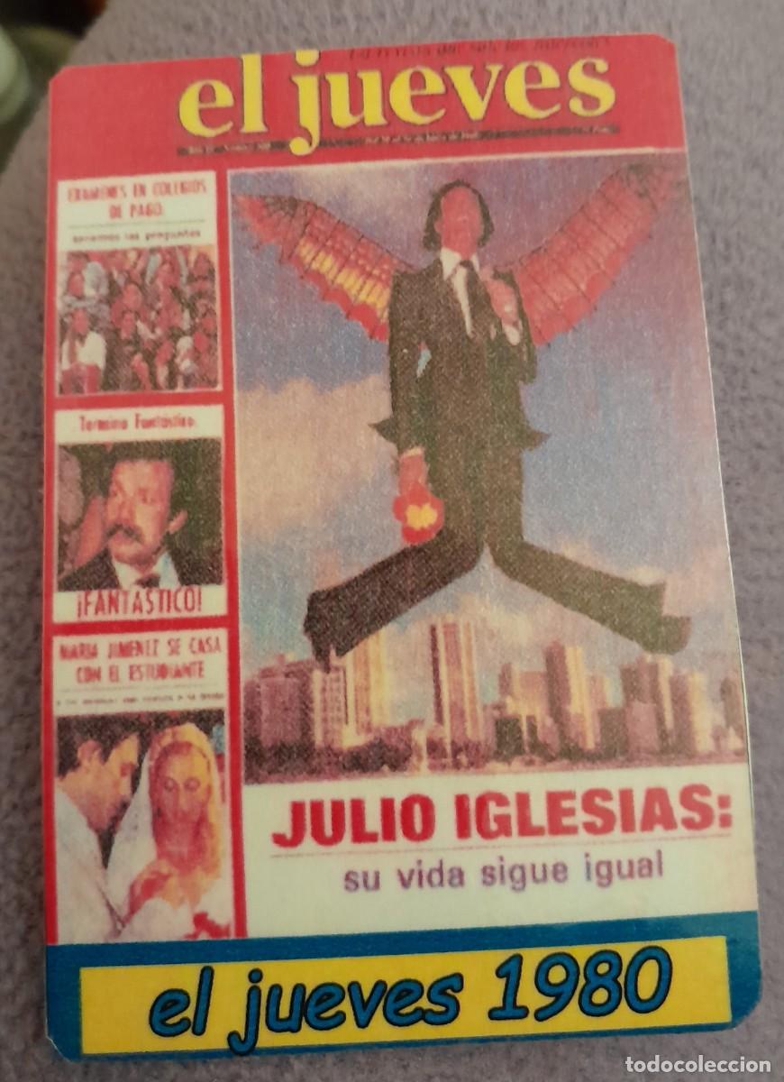 Coleccionismo Calendarios: -87527 CALENDARIO HUMOR REVISTA EL JUEVES 1980, A&Ntilde;O 2024, JULIO IGLESIAS, CANTANTE