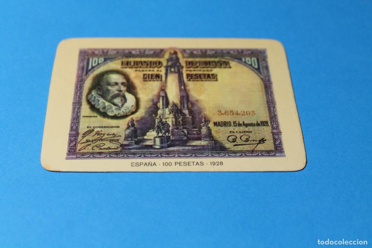 Coleccionismo calendarios: CALENDARIO DE BOLSILLO. A&Ntilde;O 1977. SERIE ESPA&Ntilde;OLA. NUM. 230. BILLETE DE ESPA&Ntilde;A, 100 PESETAS.