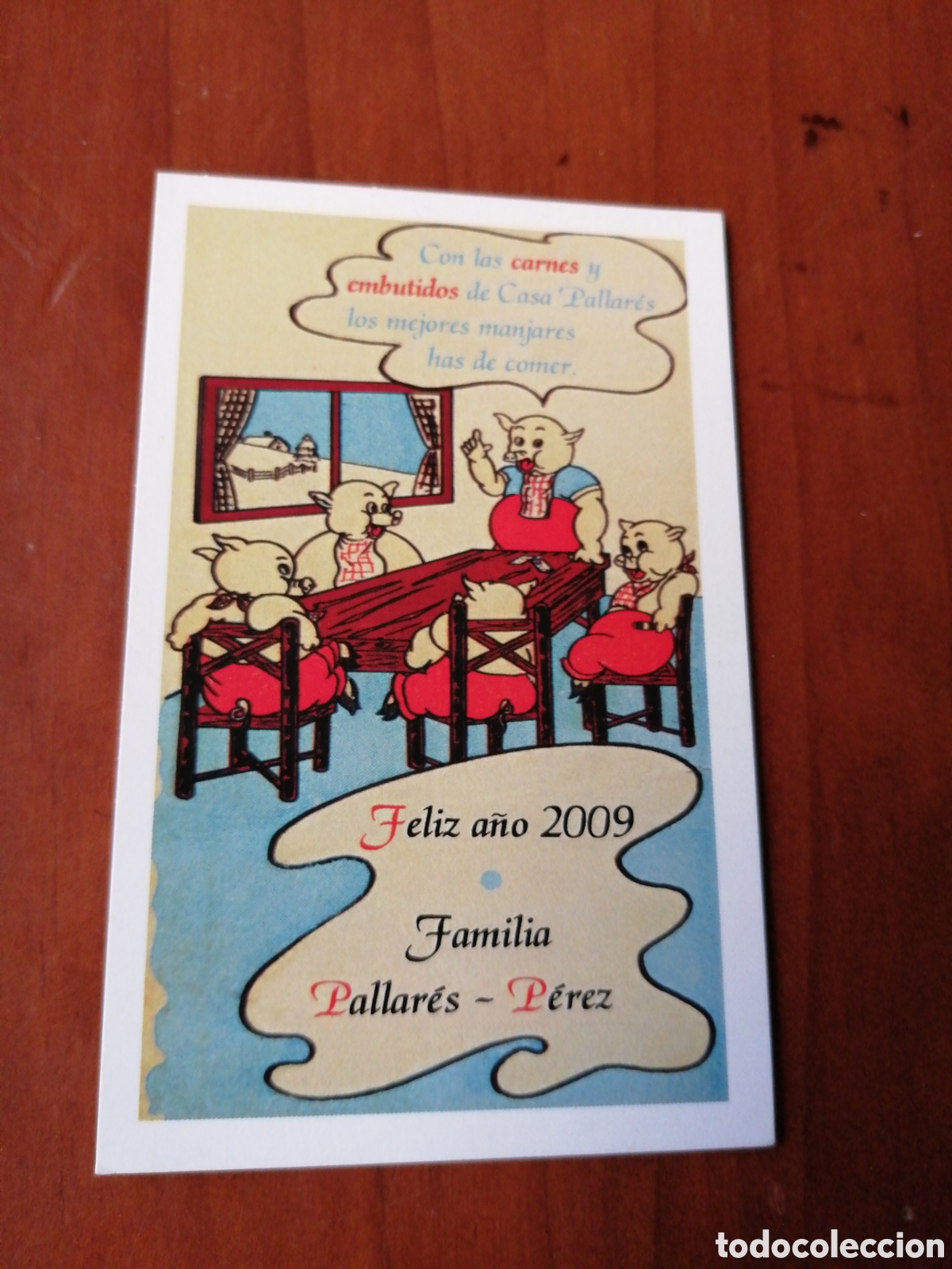 Coleccionismo Calendarios: CALENDARIO 2009 CARNICERIA SALCHICHERIA CASA PALLARES