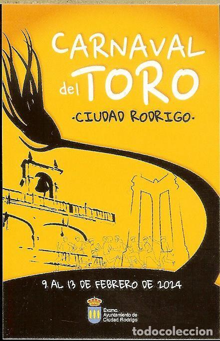 Coleccionismo Calendarios: CALENDARIO PUBLICITARIO - 2024 - CARNAVAL DEL TORO - CIUDAD RODRIGO