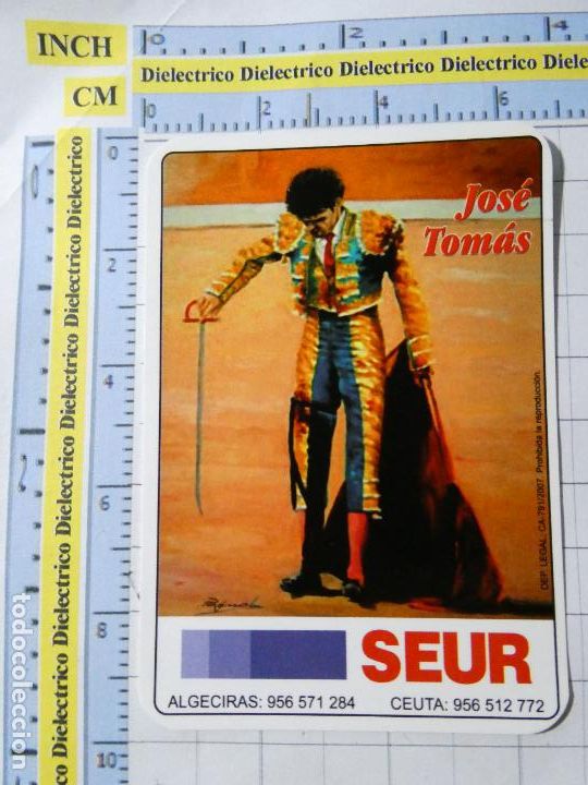 Collectables Calendars: CALENDARIO DE BOLSILLO. A&Ntilde;O 2008. TOROS TAUROMAQUIA TORERO JOS&Eacute; TOM&Aacute;S. 79
