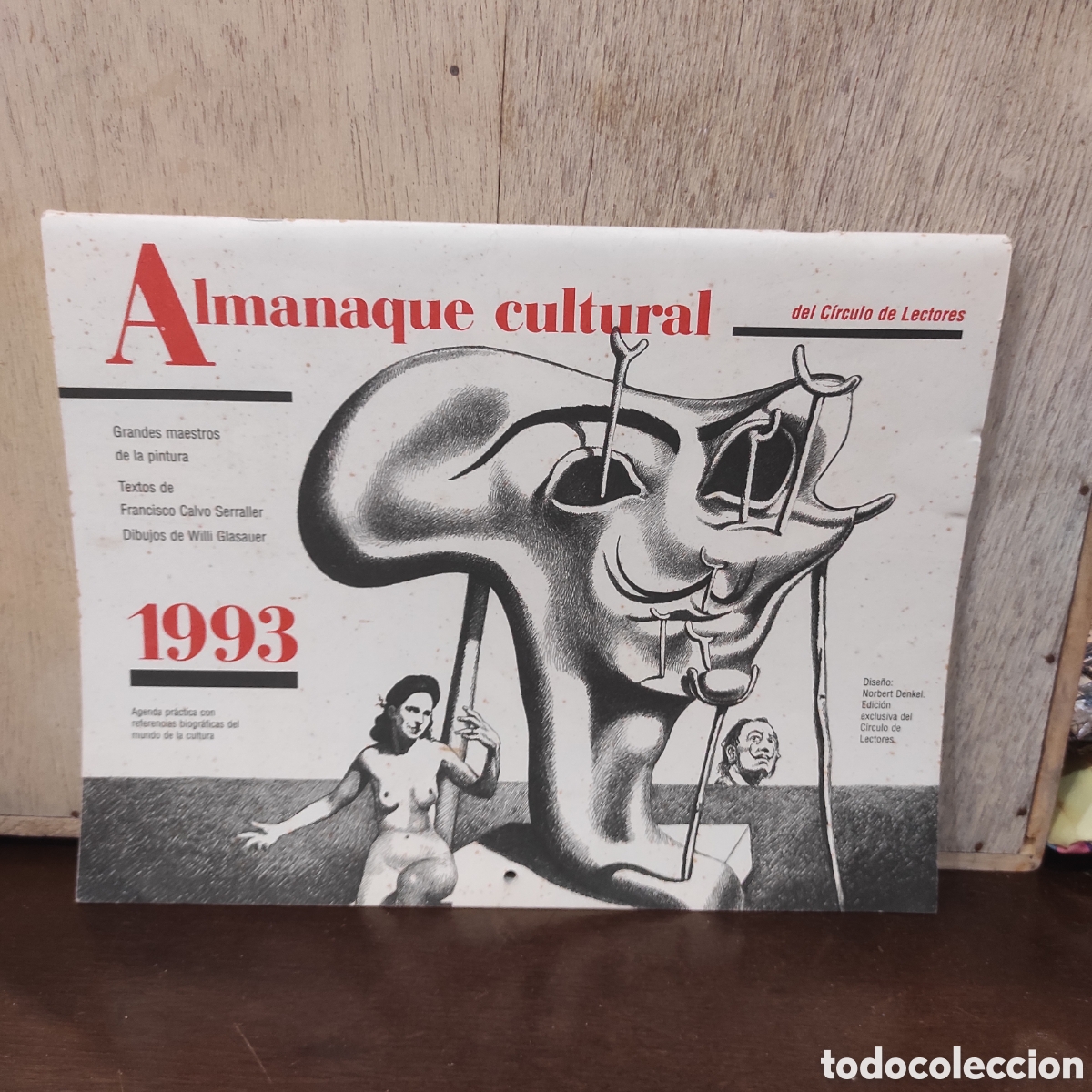 Coleccionismo calendarios: 1993 - ALMANAQUE CULTURA, CIRCULO DE LECTORES, CALENDARIO, ARTE