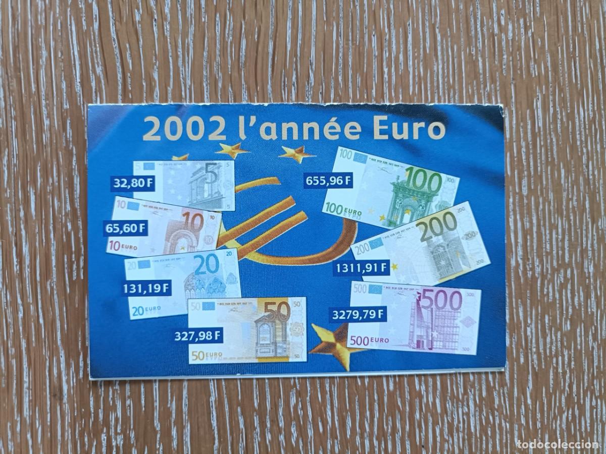 Collectionnisme Calendriers: VCK 4025 Calendario bolsillo - A&Ntilde;O 2002 - EUROCONVERSOR FRANCIA TABLA EQUIVALENCIA FRANCO &euro;URO