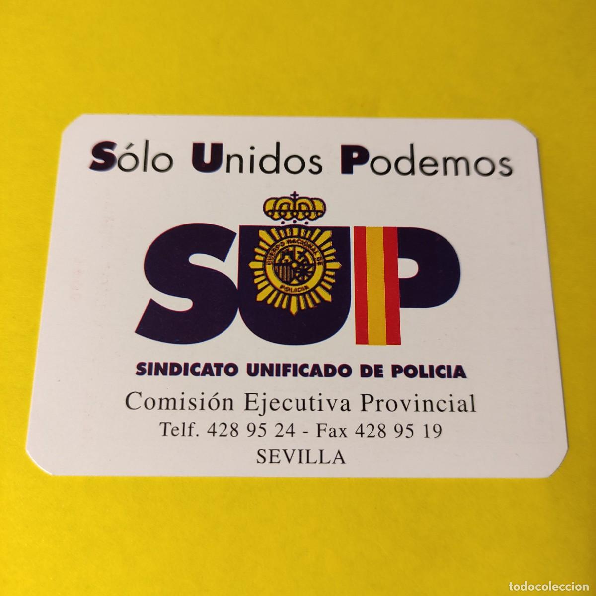 Coleccionismo Calendarios: CALENDARIO SINDICATO UNIFICADO DE POLICIA ** SUP 1996