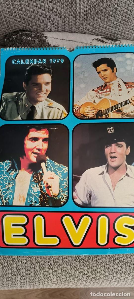 Coleccionismo calendarios: CALENDARIO ALMANAQUE ELVIS PRESLEY A&Ntilde;O 1979