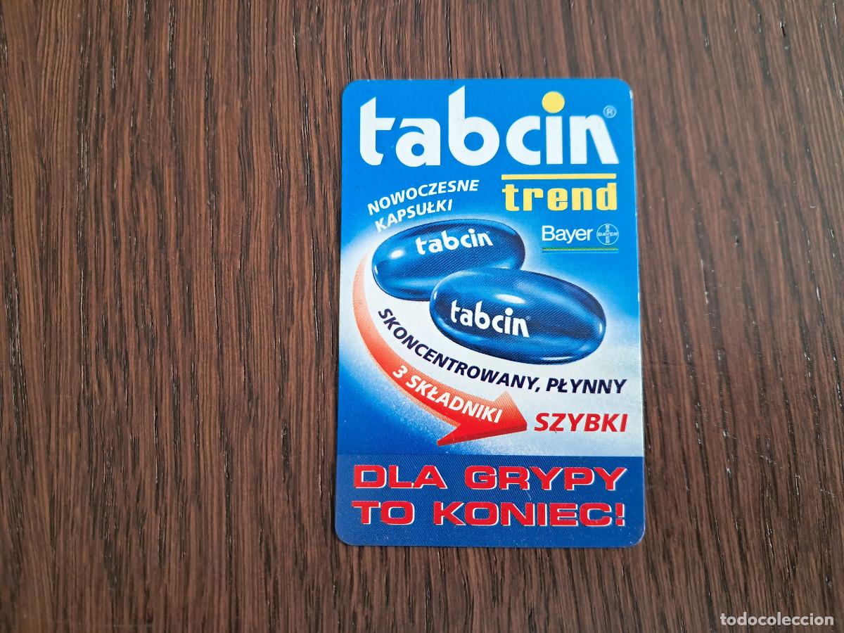 Collezionismo Calendari: calendario de publicidad de Polonia, Tabcin, Bayer, a&ntilde;o 2002