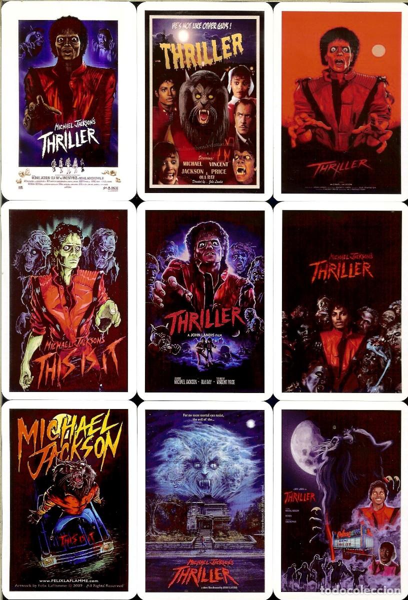 Coleccionismo calendarios: 9 CALENDARIOS DE BOLSILLO - 2023 - MICHAEL JACKSON THRILLER - EDIC. LIMITADA (NO OFERTAS)