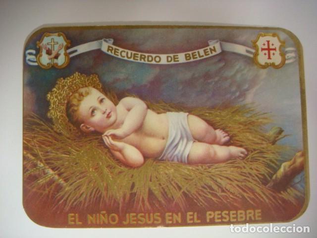 Coleccionismo calendarios: CALENDARIO DE NI&Ntilde;O JESUS EN EL PESEBRE-A&Ntilde;O-1970-N&ordm;-715