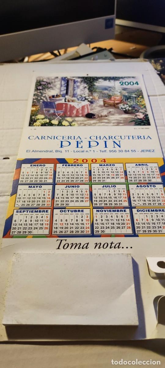Coleccionismo Calendarios: CALENDARIO CARNICERIA PEPIN JEREZ 2004