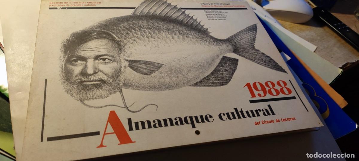 Sammeln von Kalendern: CALENDARIO CULTURAL 1988 DEL CIRCULO DE LECTORES RETRATO GRANDE AUTORES