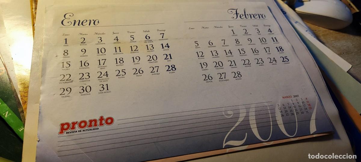 Sammeln von Kalendern: CALENDARIO DE PRONTO REVISTA DE ACTUALIDAD 2007