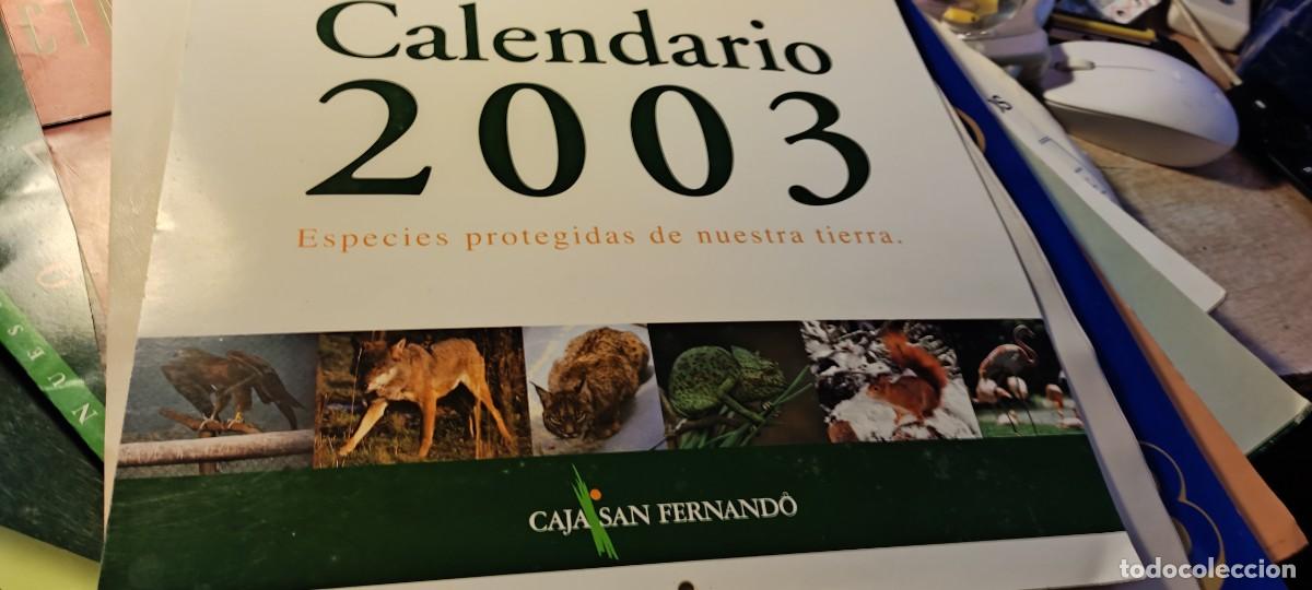 Sammeln von Kalendern: CALENDARIO 2003 ESPECIES PROTEJIDAS DE NUESTRA TIERRA CAJA SAN FERNANDO