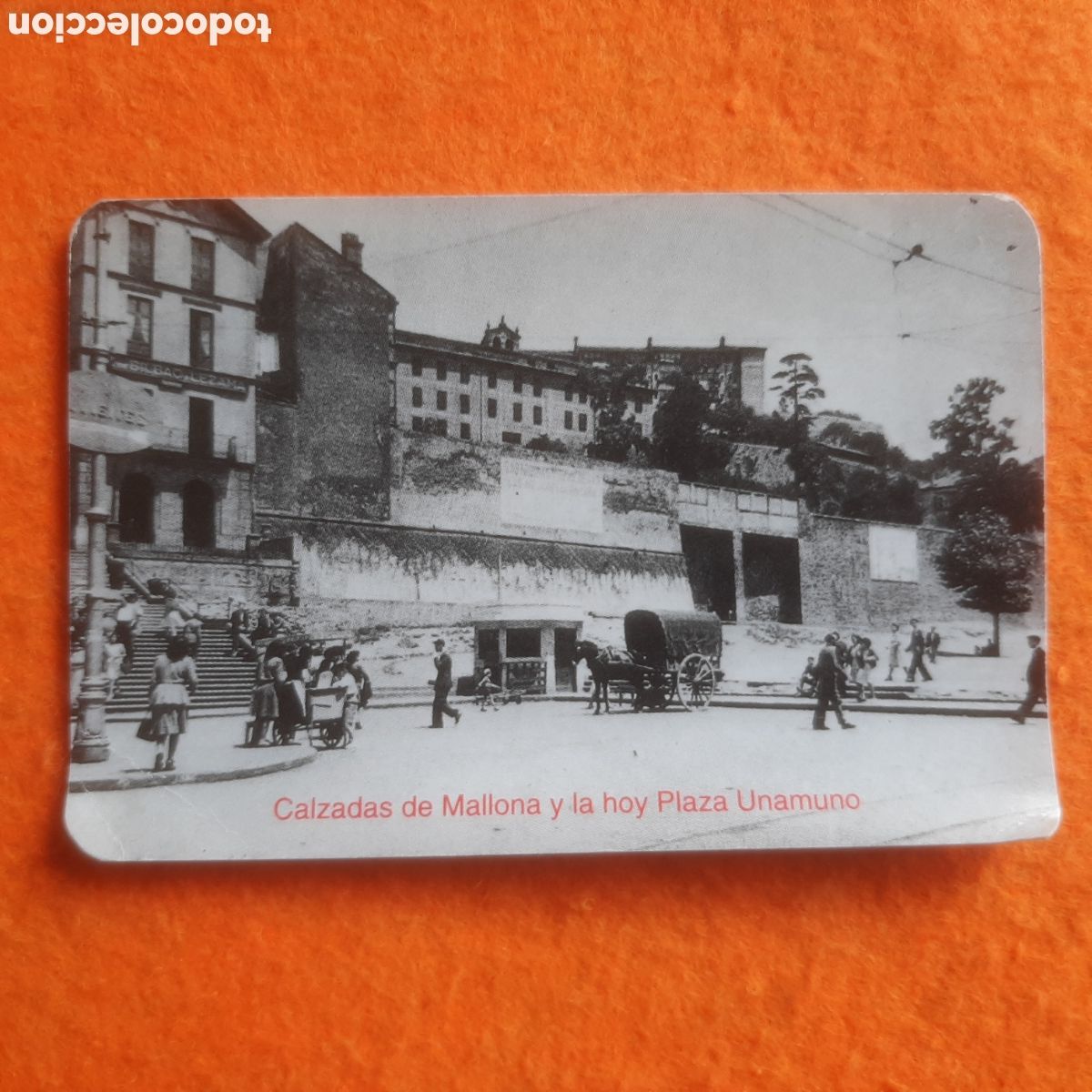 Coleccionismo Calendarios: Calendario 2000 - calzadas de Mallona y hoy Plaza Unamunos - FILATELIA UNAMUNO BILBAO - N&ordm; 101