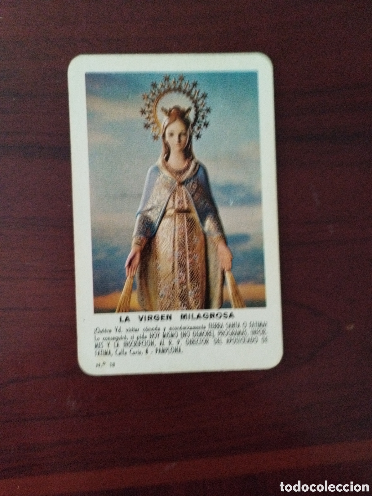 Collectionnisme Calendriers: Calendario fournier virgen milagrosa a&ntilde;o 1968