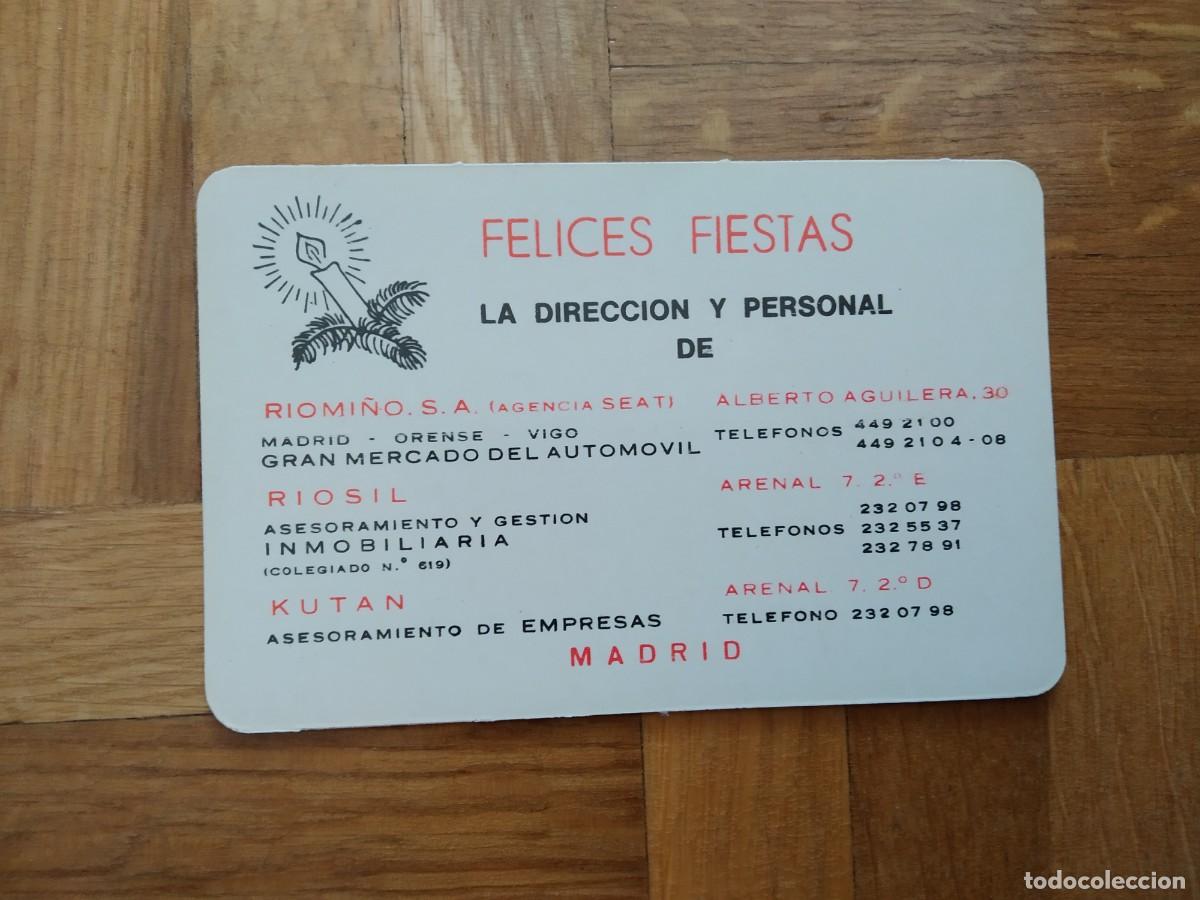 Coleccionismo calendarios: CALENDARIO PUBLICITARIO SEAT RIOMI&Ntilde;O S.A ALBERTO AGUILERA MADRID. A&Ntilde;O 1973. VER FOTOS