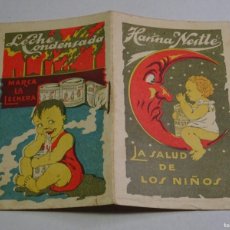 Coleccionismo Calendarios: CALENDARIO ALMANAQUE HARINA NESTLE - LA SALUD DE LOS NIÑOS AÑO 1925 - BUEN ESTADO