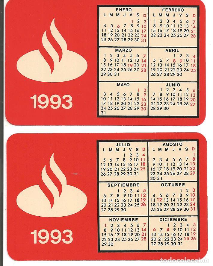 Coleccionismo Calendarios: CALENDARIO 1993 - BANCO DE SANTANDER - (IMPECABLE)