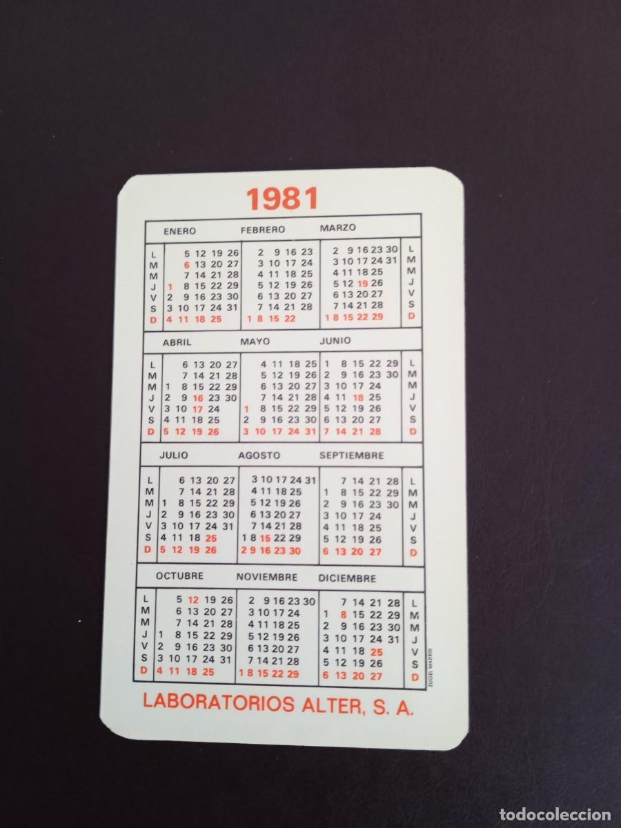 Coleccionismo calendarios: 41 Calendario de Bolsillo Nutriben 1981 - Foto 2