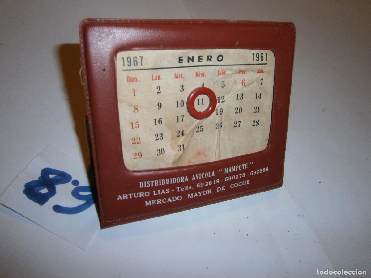 Collezionismo Calendari: ANTIGUO CALENDARIO PUBLICIDAD DISTRIBUIDORA AVICOLA MAMPOTE A&Ntilde;O 1967 COMPLETO SIN USAR CON MARCADOR