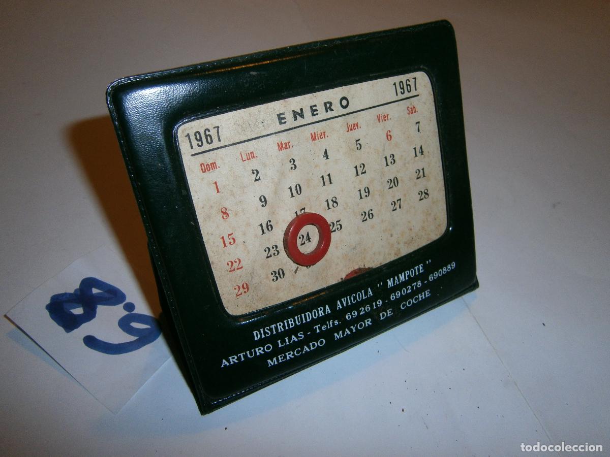 Collezionismo Calendari: ANTIGUO CALENDARIO PUBLICIDAD DISTRIBUIDORA AVICOLA MAMPOTE A&Ntilde;O 1967 COMPLETO SIN USAR CON MARCADOR