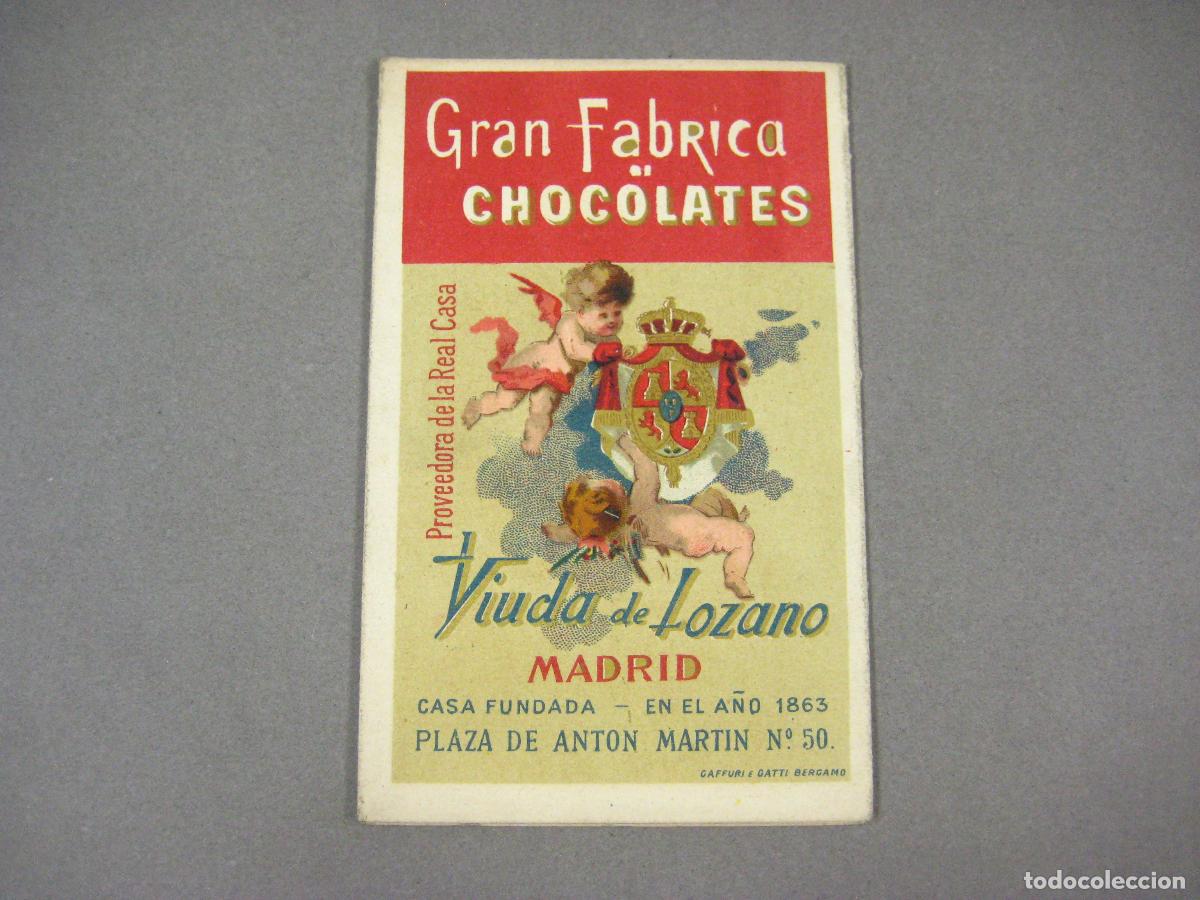 Coleccionismo Calendarios: CALENDARIO ALMANAQUE PUBLICITARIO DE LA F&Aacute;BRICA DE CAF&Eacute;S Y CHOCOLATES VIUDA DE LOZANO. MADRID 1884