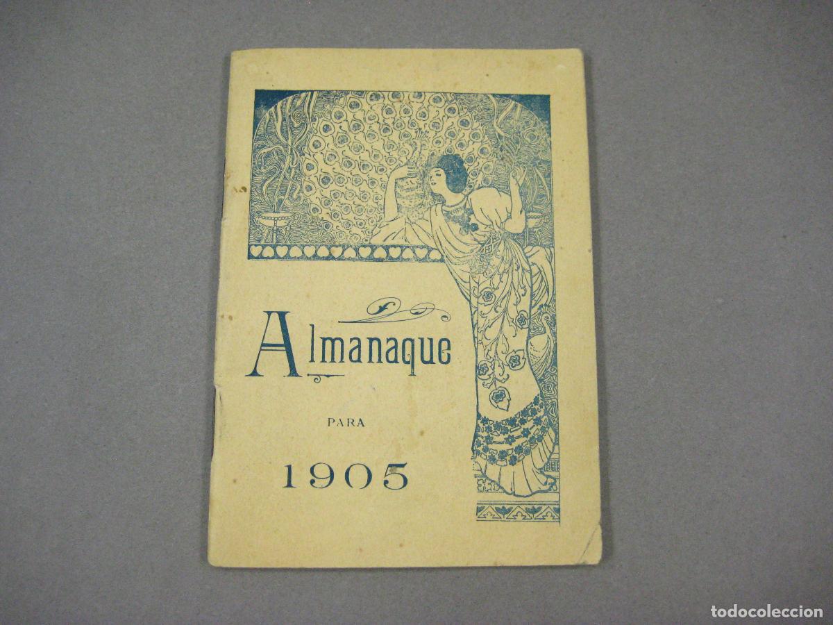 Coleccionismo Calendarios: CALENDARIO ALMANAQUE DE O. FRITZE. ESMALTES, COLORES Y BARNICES. 1905