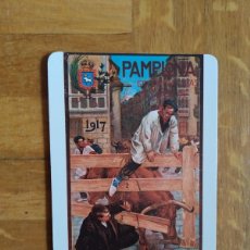Coleccionismo Calendarios: CALENDARIO TOROS TAURINO PAMPLONA. PROGRAMA DE FESTEJOS SAN FERMIN. SIN PUBLICIDAD . AÑO 1987 VER