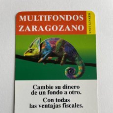 Coleccionismo Calendarios: CALENDARIO FOURNIER 2000, BANCO ZARAGOZANO