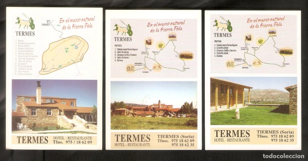 Coleccionismo calendarios: 3 CALENDARIOS DE BOLSILLO A&Ntilde;OS 1997 -1998 HOTEL-RESTAURANTE TERMES - SORIA - VER FOTO REVERSOS