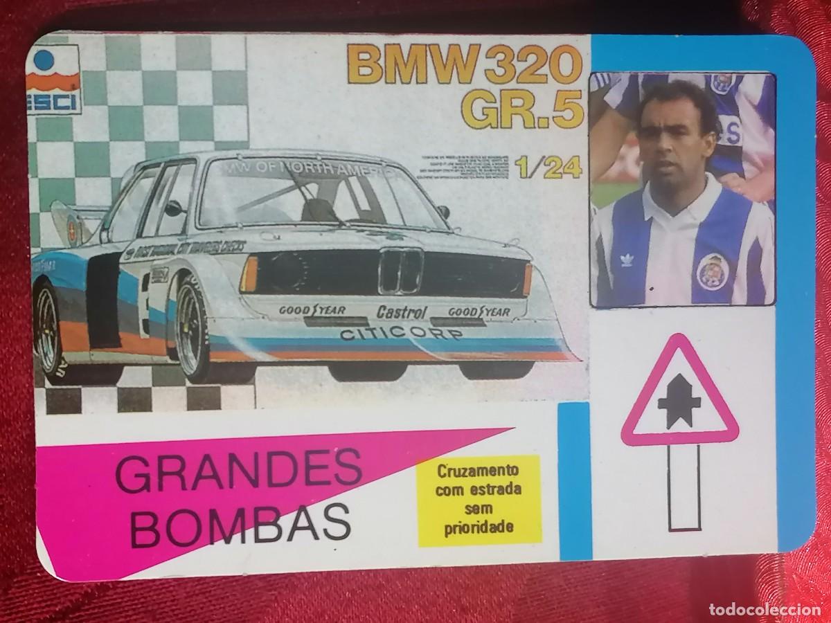 Coleccionismo Calendarios: CALENDARIO DE BOLSILLO BMW 320 GR5 Y FUTBOL 6 - SEMEDO DEL F.C. PORTO OPORTO FCP A&Ntilde;O 1989