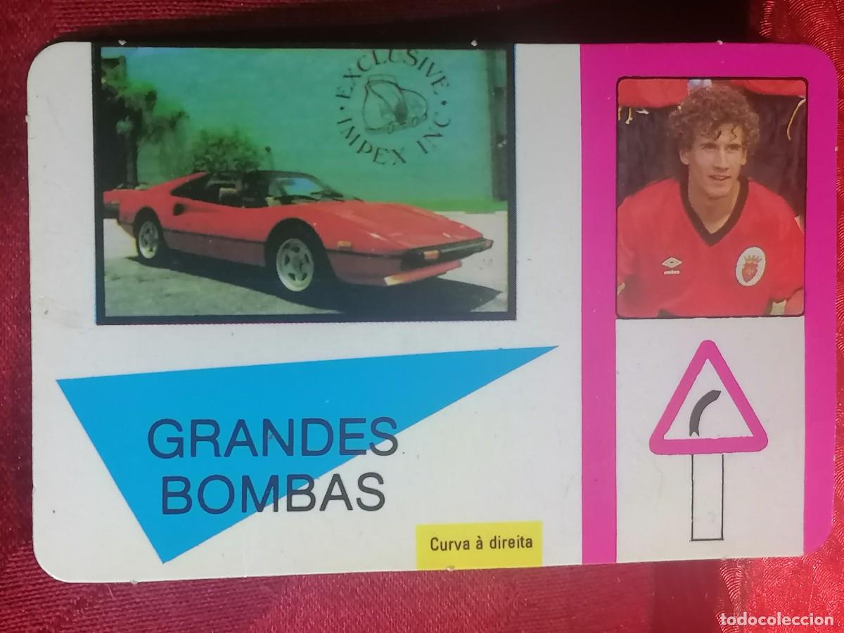 Coleccionismo calendarios: CALENDARIO DE BOLSILLO FERRARI 308 GTS - FUTBOL 8 - CAETANO F.C. PENAFIEL A&Ntilde;O 1989
