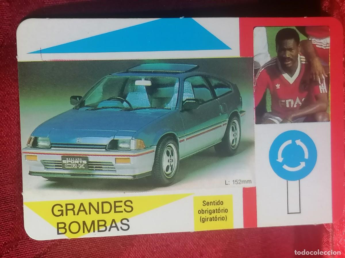 Coleccionismo Calendarios: CALENDARIO DE BOLSILLO HONDA BALLADE SPORTS CR-X - FUTBOL 8 - ABEL BENFICA SLB A&Ntilde;O 1989