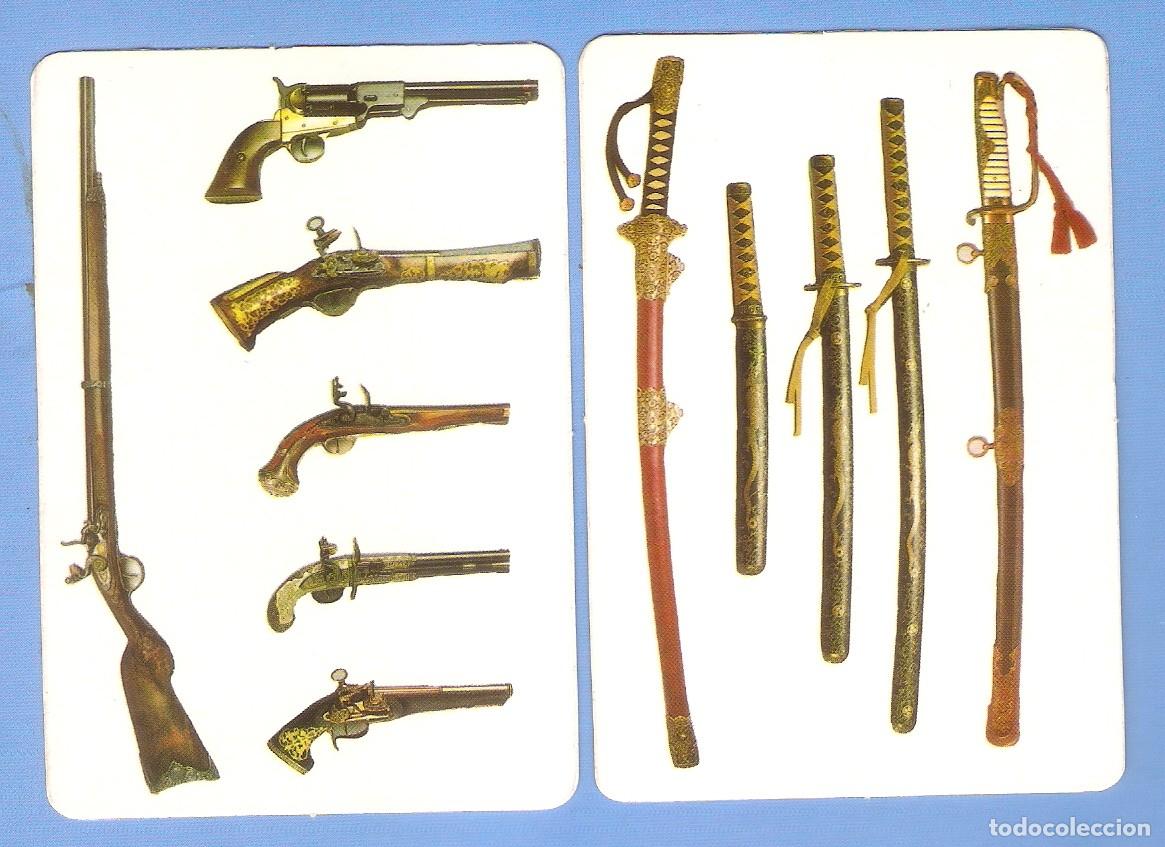 Coleccionismo Calendarios: 2 CALENDARIOS BOLSILLO DE PORTUGAL A&Ntilde;O 1996 ARMAS - PISTOLAS - SABLES - RIFLE - VER FOTO REVERSOS