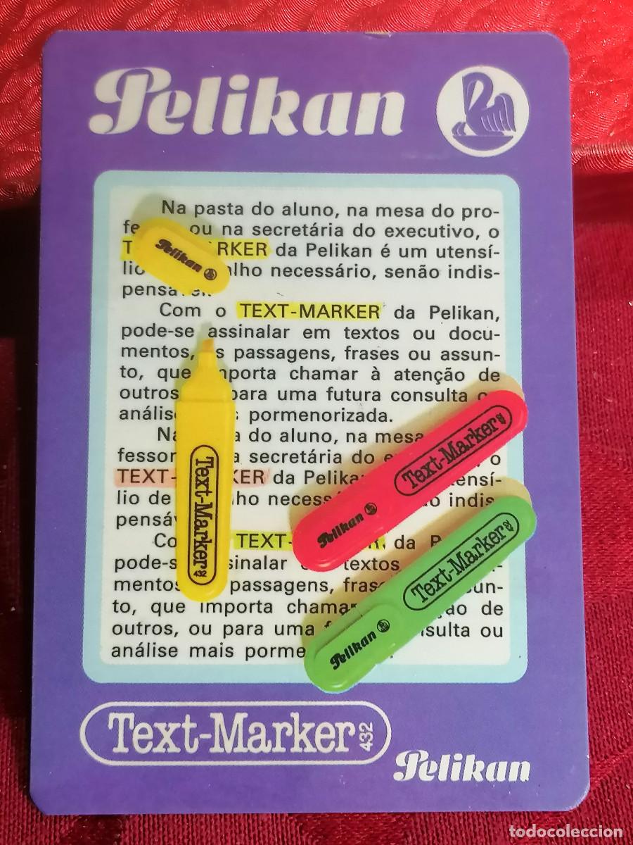 Coleccionismo Calendarios: CALENDARIO DE BOLSILLO PELIKAN PUBLICIDAD A&Ntilde;O 1986