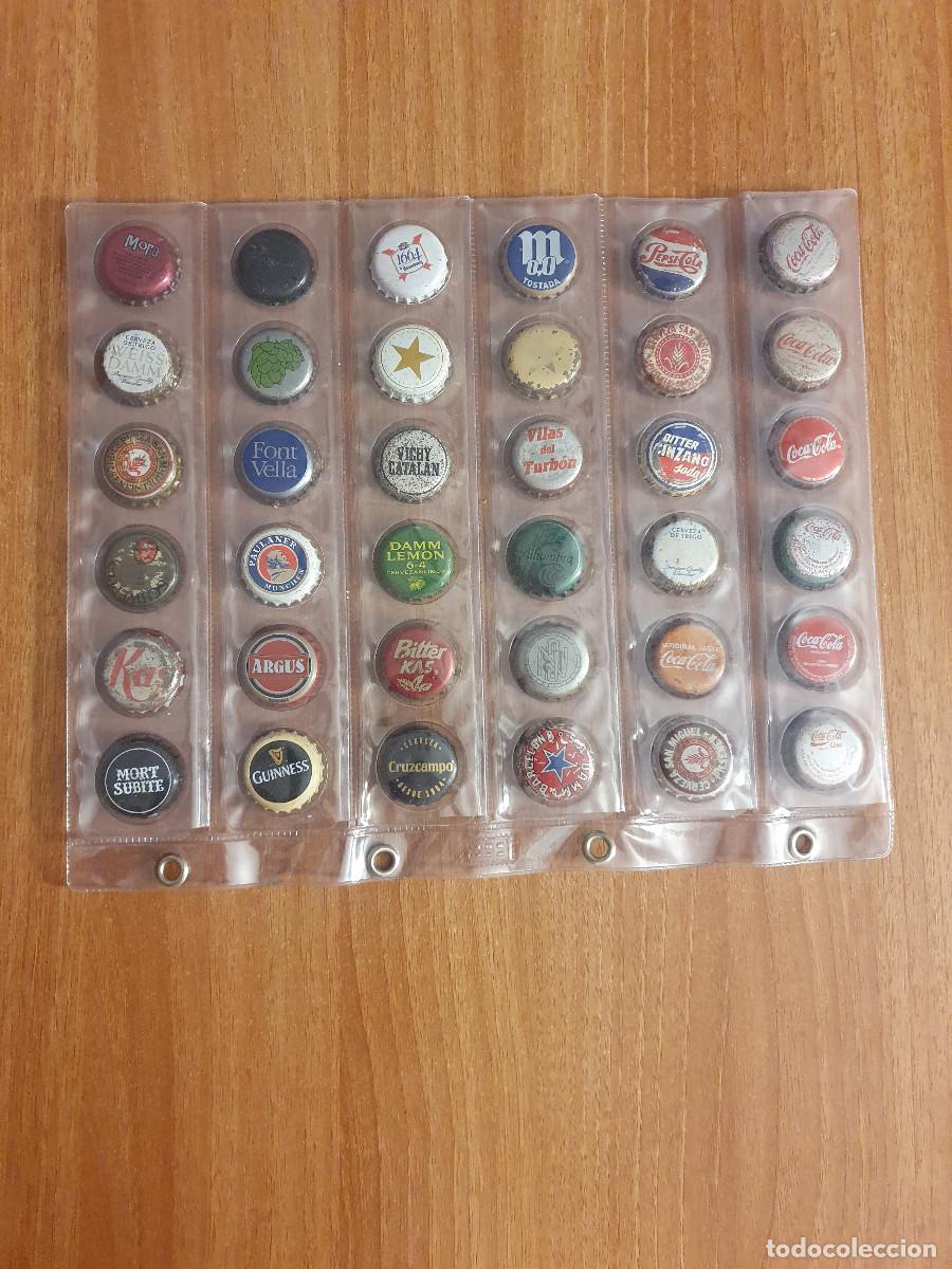 Collectionnisme Calendriers: LOTE DE 36 CHAPAS CORONA.