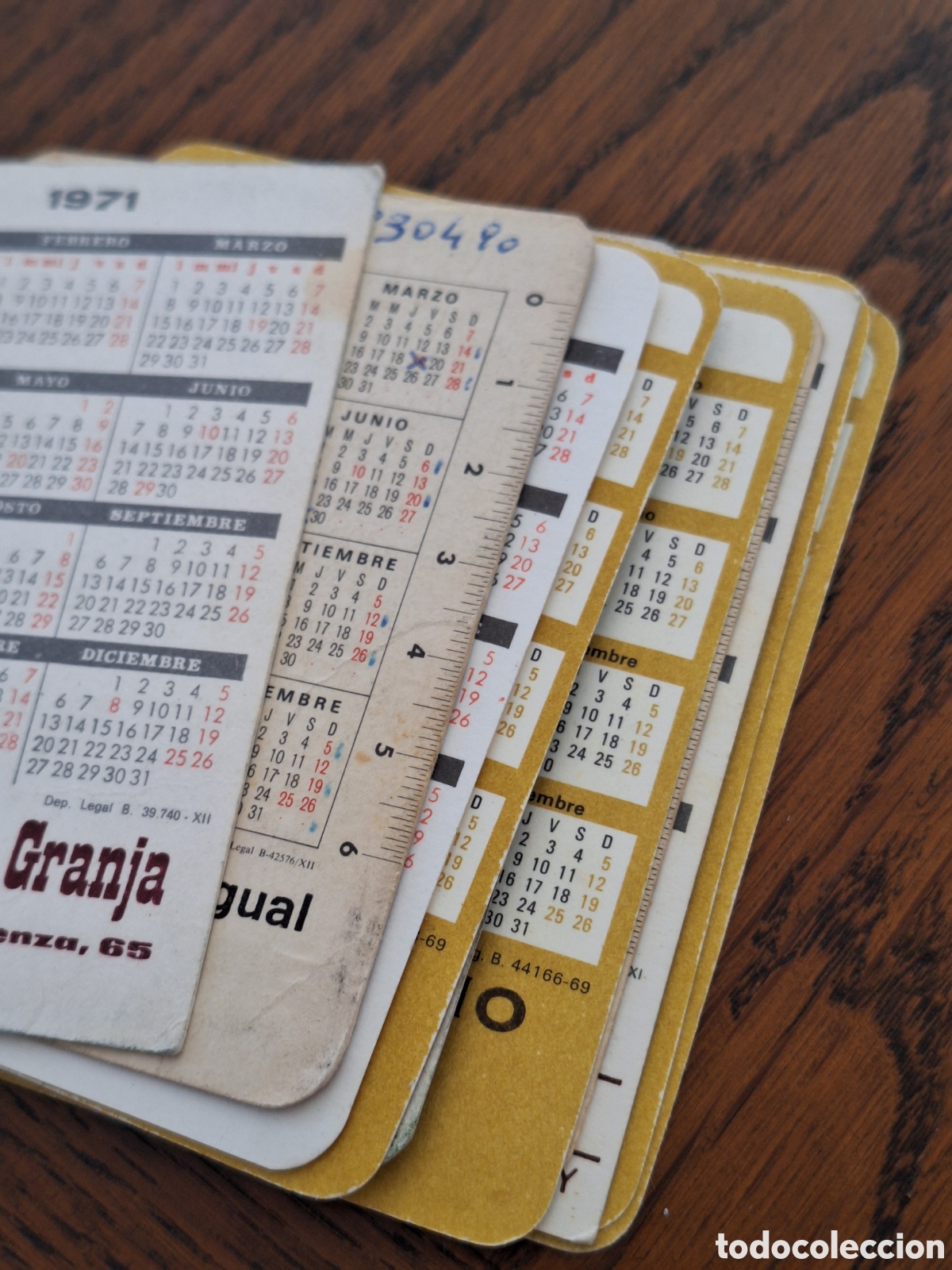 Coleccionismo calendarios: Lote calendarios 1971 - Foto 13