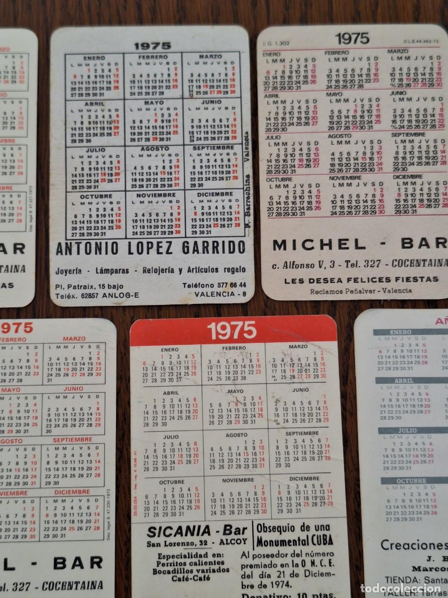 Coleccionismo calendarios: Lote calendarios 1975 - Foto 4