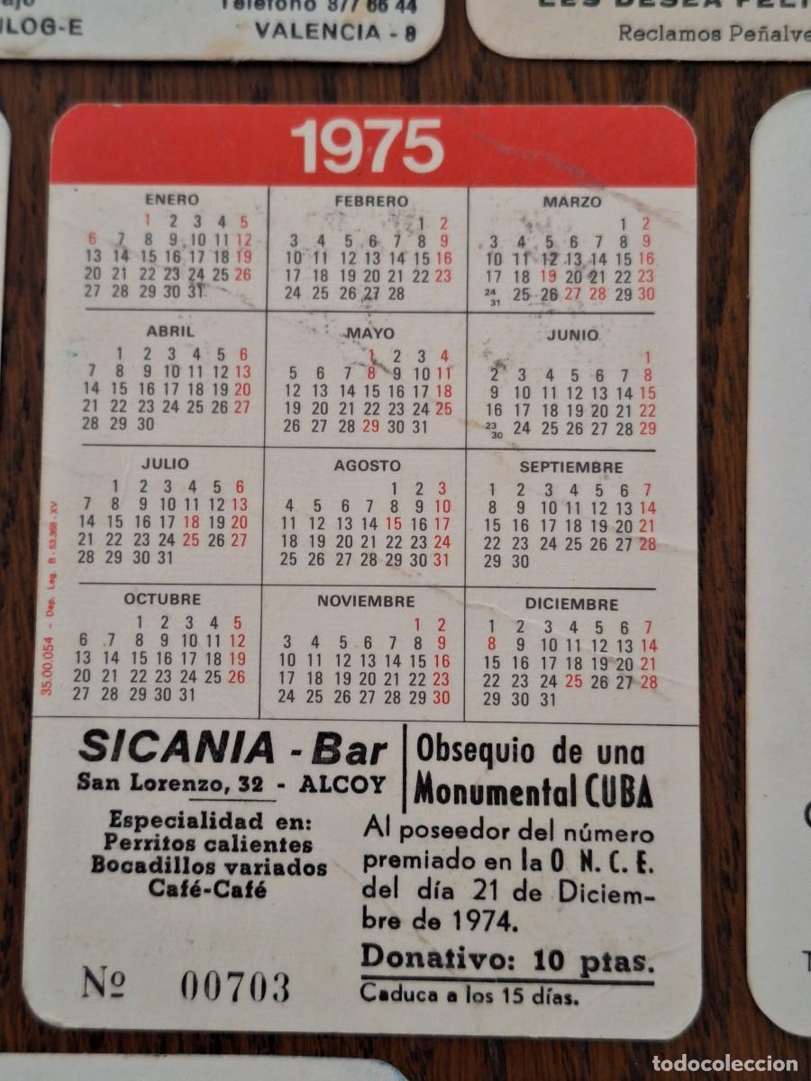 Coleccionismo calendarios: Lote calendarios 1975 - Foto 7